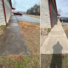 Fire-Department-Walkway-Sidewalk-Cleaning-in-Taylors-SC-Commercial-Concrete-Pressure-Washing 1